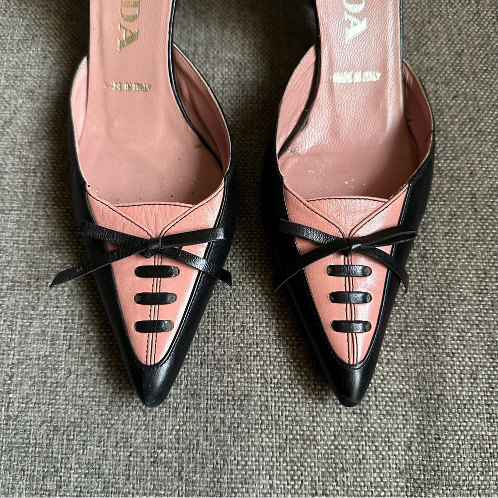 Vintage Prada pink corset heels - Picture 3 of 9
